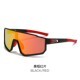 Black frame-red lenses