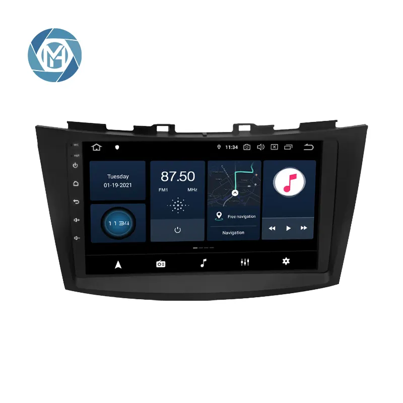 Touch Screen Gps Navigation Android Stereo Car Dvd Player Radio für Suzuki Swift 2012 2013 2014 2015