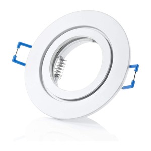 กรอบอลูมิเนียม IP44 รวม GU10 7 W แสงสีขาวอบอุ่นคลิกปิดกรอบยึดสปอตไลท์แบบฝังสําหรับห้องน้ํา - Product Image 3