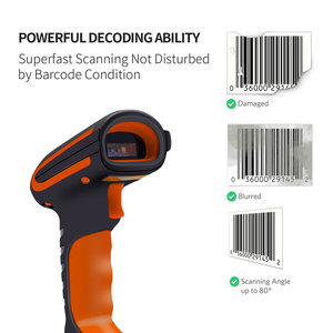 Symcode MJ-2020 Industrial Grade 2D Barcode Scanner Heavy Duty USB Wired Bar Code Reader with Charging <strong>Cradle</strong> - Product Image 3