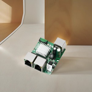OEM สวิตช์อีเทอร์เน็ตกิกะบิต3พอร์ตโมดูลตัวแยกเครือข่าย PCB ที่ไม่ได้มาตรฐาน