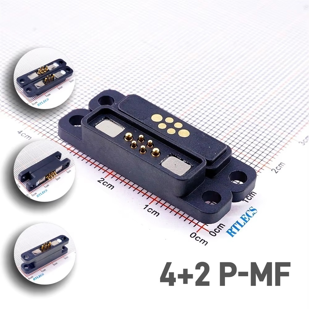 Black 2 Plus 4 Pin PCB Solder