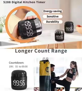 199M59S digitale da cucina Timer LED rotante cilindrico conto alla rovescia orologio con allarme per la gestione del tempo per la cottura - Product Image 5