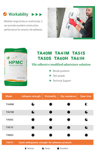 25KG HPMC Self-leveling Mortar Dry Mix Tile Adhesive and Mortar <strong>Admixture</strong> Hydroxypropyl Methyl Cellulose Easy to <strong>Use</strong> - Product Image 3