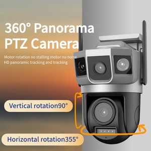 <strong>Camera</strong> 4g Sim Card Security Cctv Outdoor WiFi Cam Three View <strong>Camera</strong> - Product Image 2