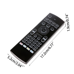 MX3 2.4G Air <strong>Mouse</strong> Voice Remote Control Mini Silicon <strong>Keyboard</strong> Backlight Wireless RF Learning Code Compatible TV Box PC Home <strong>Use</strong> - Product Image 5
