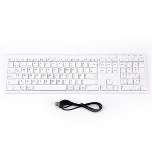 Teclado Universal Bt, diseño ergonómico, multidispositivo, ABS, tamaño completo, inalámbrico, para ordenador de sobremesa y portátil - Product Image 2