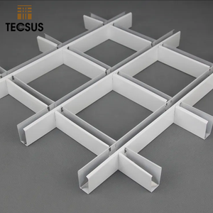 China Manufacturer Aluminum Suspended <strong>Ceiling</strong> Panel <strong>Grid</strong> Metal <strong>Ceiling</strong> Open Cell <strong>Ceiling</strong> <strong>Tiles</strong> for Gym