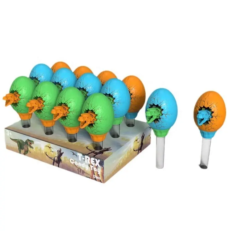 Jouet surprise Bonbons sucrés remplis de jouets de bonbons aux œufs de dinosaure flexibles