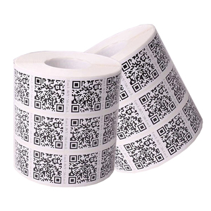 Пользовательские печатные QR-код этикетки постоянный Бесплатный Срок годности Сканер модуль ювелирных изделий супермаркет создать свой собственный штрих-код наклейка этикетка - Product Image 1