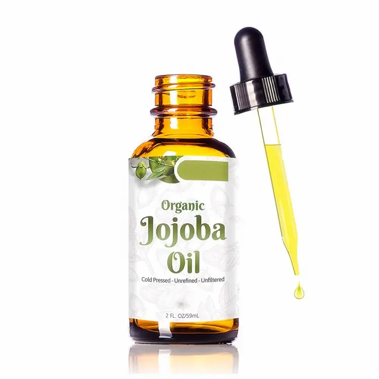 Private Label Goldene Jojobaöl Bio 100% Reinem Für Haar Haut Gesicht