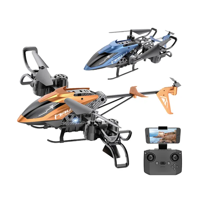 Hélicoptère quatre axes télécommande pliable drone avec caméra rc avion jouet avion
