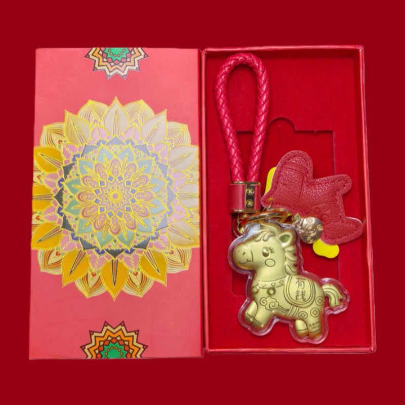 L'argent arrive bientôt + cordon rouge + coffret cadeau rouge