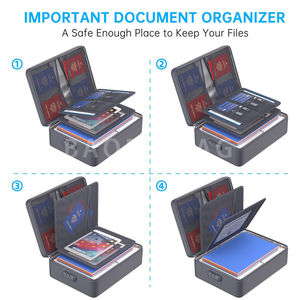 防火文件盒，硬盒高阻燃防火防水文件收纳器 - Product Image 2