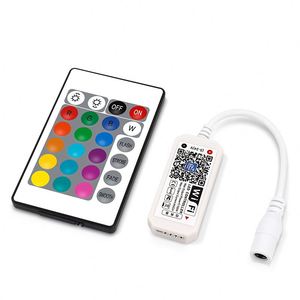 Controlador LED RGB DC5V 12V Controlador LED RGB LED Wi-Fi Controlador LED RGB para tira de LED