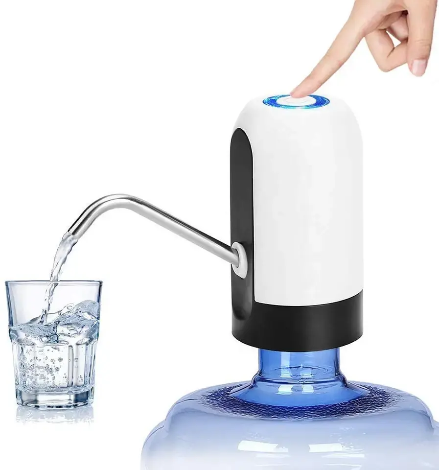 Mini botella automática eléctrica de 5 galones para beber bomba de agua USB dispensador de agua portátil
