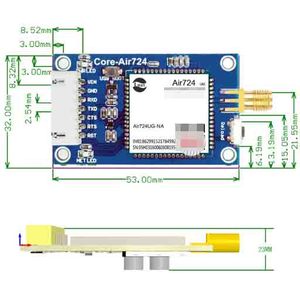 Air724 All-Network 4G DTU modulo IoT LTE comunicazione con scheda centrale UART-RS485 e protocollo MQTT Air724UG - Product Image 2