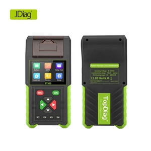 BT500 araba pil Test cihazı yazıcı ile 12/24V renkli ekran yük testi/röle Test/kaçak algılama akü analizörü - Product Image 1
