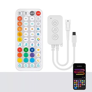 Инфракрасный 44-клавишный Bluetooth Красочный музыкальный контроллер RGB IC пульт дистанционного управления для 1903, 1914 адресной полосы света DC 5-24V - Product Image 2