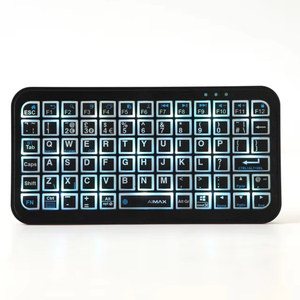 Bán buôn thời trang <span class=keywords><strong>mini</strong></span> USB Bàn phím không dây LED đèn nền cho Mac PC cho Windows 10/8/7/Vista/XP <span class=keywords><strong>OEM</strong></span> ODM vật liệu cao su - Product Image 1