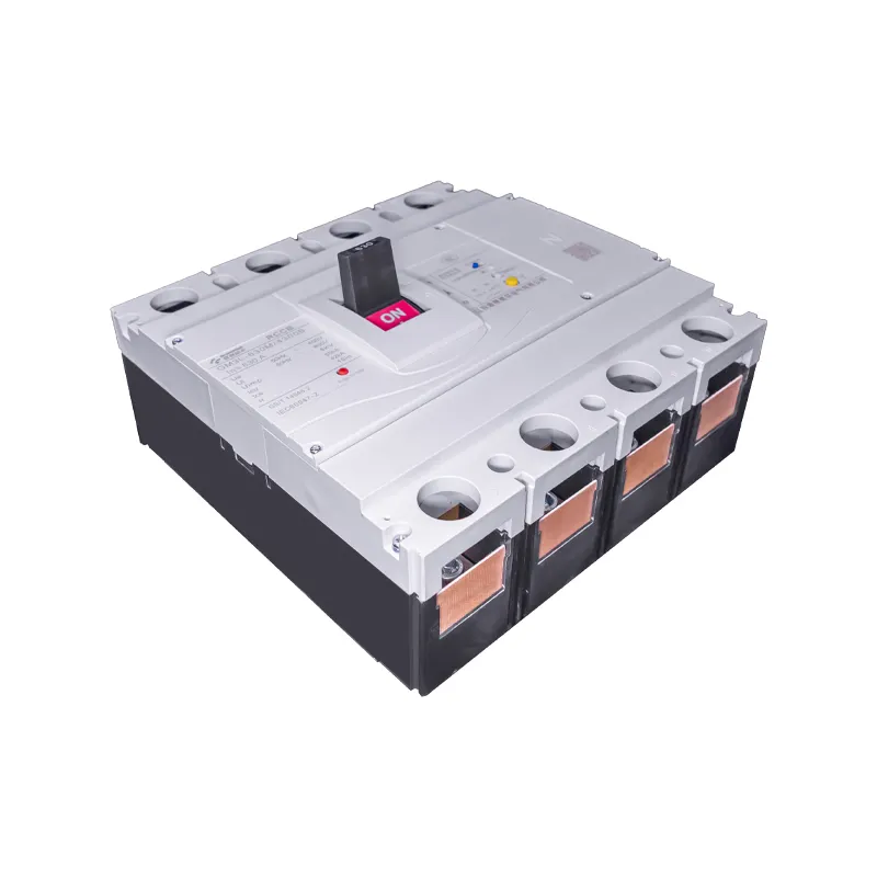 GuardWell OEM GM3L-630M-4300B-630A elettrico 4P case stampato interruttore 400VAC MCCB RCCB con protezione corrente residua