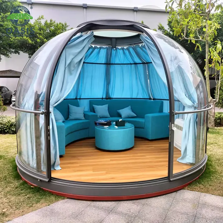Outdoor Party House Hotel Igloo Tent Glamping Geodesic Dome House Tent For Sale