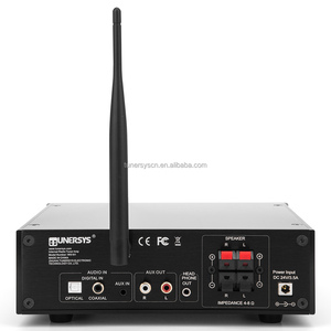 TUNERSYS Интернет-радио UPnP/ DLNA/ Bluetooth/цифровой и аналоговый Aux-вход двойной сигнализации Wifi радио Интернет - Product Image 2
