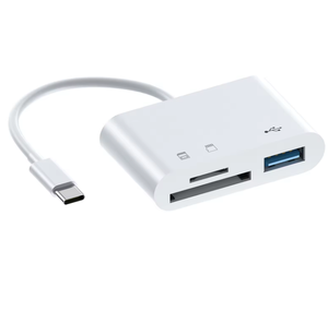 热卖适用于Otg 2.0 Tf Cf Sd存储卡读卡器的2合1转换器，适用于微型Usb Type-c适配器 - Product Image 3