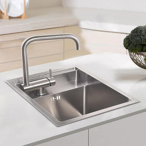 不锈钢工作站单碗黑色迷你底座独特房车隐藏厨房水槽 - Product Image 5