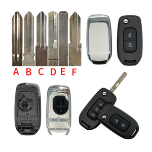 High Quality 2/<strong>3</strong> Buttons Smart <strong>Key</strong> Car <strong>Key</strong> Shell Replacement Shell for Renault Vehicle <strong>Keys</strong> - Product Image 2