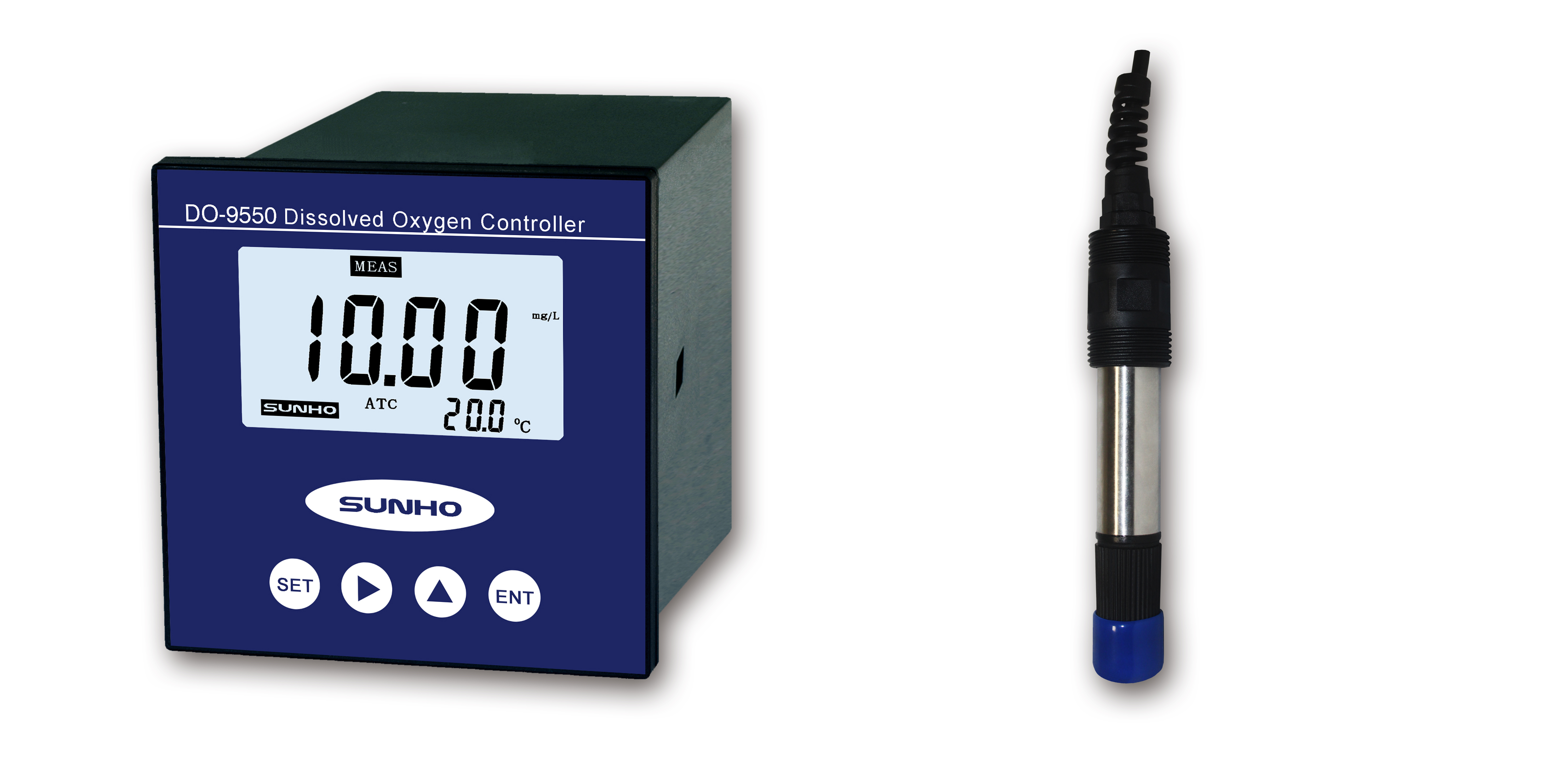 Contrôleur bleu DO9550 AC220V + électrode à membrane