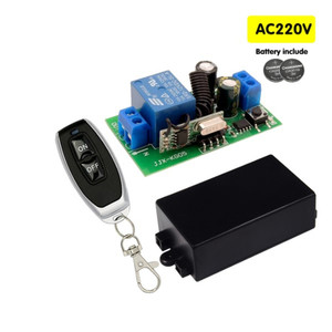 Interruttore di controllo remoto Wireless 433MHz AC110V 220V 10A 1CH modulo relè ricevitore ON OFF telecomando per lampadina a Led fai da te - Product Image 6