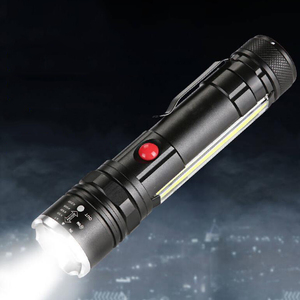 Chiến thuật Zoomable <span class=keywords><strong>Torch</strong></span> sạc LED đèn pin với USB sạc không thấm nước cắm trại khẩn cấp thông minh <span class=keywords><strong>Torch</strong></span> AA loại pin - Product Image 4