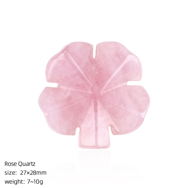 Trèfle en cristal rose