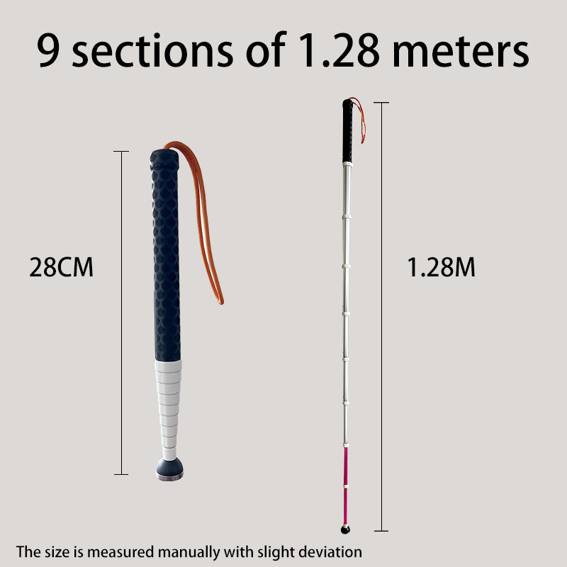 9 sections de 1,28 mètres