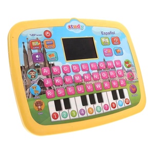 Almohadilla de aprendizaje para niños pequeños, juguete educativo para niños, máquina de aprendizaje de tabletas en español multifunción, pantalla LED, tableta de aprendizaje con música - Product Image 6