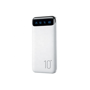 New Style Portable Battery Charger Fast Charge 10000mAh Power Bank with LED Light Dual USB <strong>Output</strong> and Micro USB <strong>Input</strong> - Product Image 1
