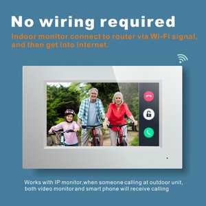 Impermeable WiFi inalámbrico 10 pulgadas GUI pantalla táctil estación al aire libre multi-apartamento IP Video sistema de intercomunicación - Product Image 2