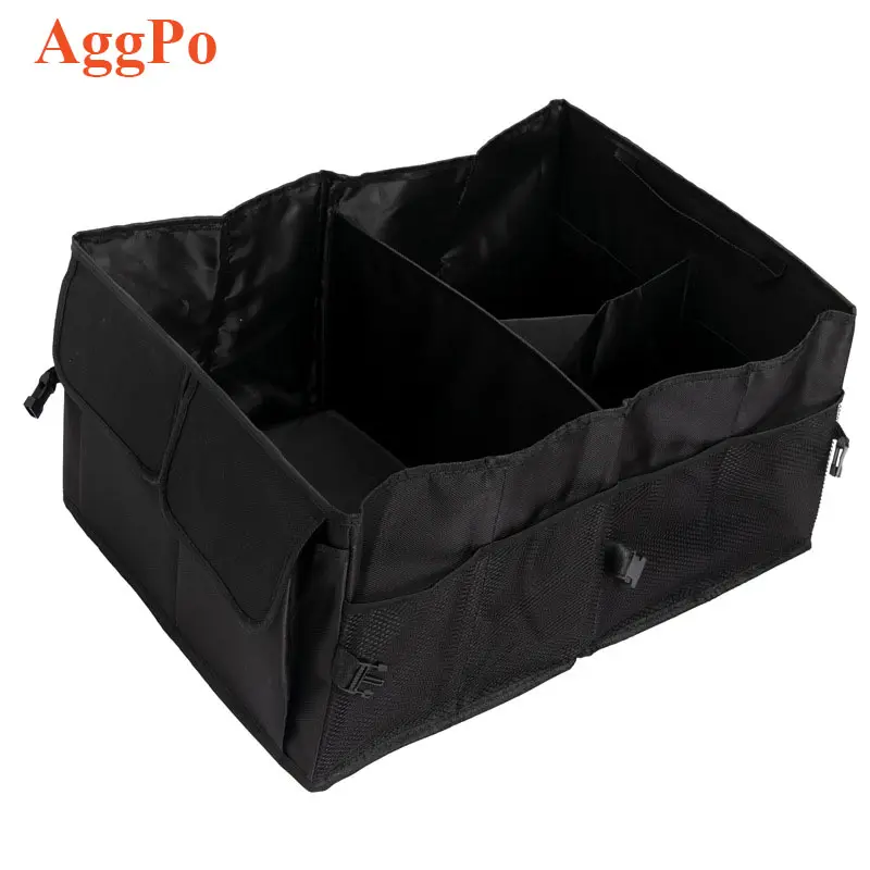 Boîte de rangement pliable en tissu Oxford coffre de voiture sac de rangement d'articles portables sac pliant d'organisation de voiture en gros