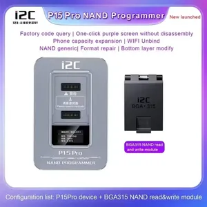 I2C P15 Pro NAND-Programmierer NAND-Lese schreib programmierer für iPhone 8-15PM iPad Lösen Sie die WIFI-Festplatten formatierung - Product Image 2