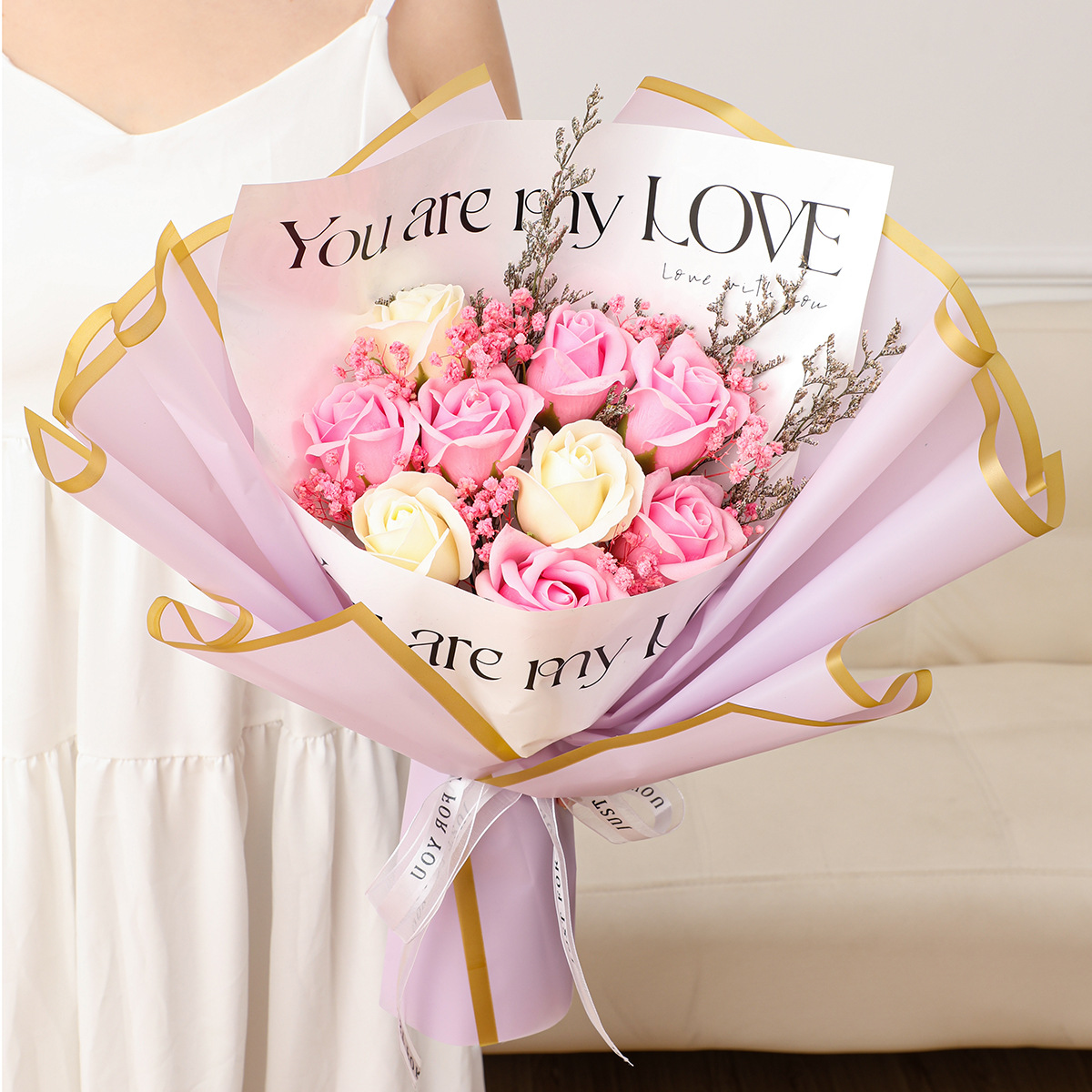 Light pink-warm and romantic