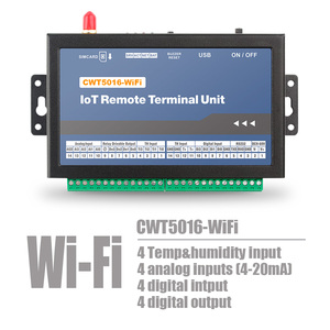 CWT5016 GSM GPRS WiFi 8 canales USB temperatura humedad SMS alarma datos Logger para servidor habitación frío sistema de monitoreo - Product Image 4