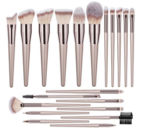 Inci rengi Maquillaje araçları sentetik kore kahverengi vakıf göz makyaj fırçası es 4/9/10/14/20 adet özel Logo makyaj fırçası Set - Product Image 5