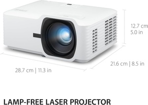 Viewsonic LS740HD 5000流明1080P办公会议视频投影仪三色发光二极管光源WXGA分辨率 - Product Image 3