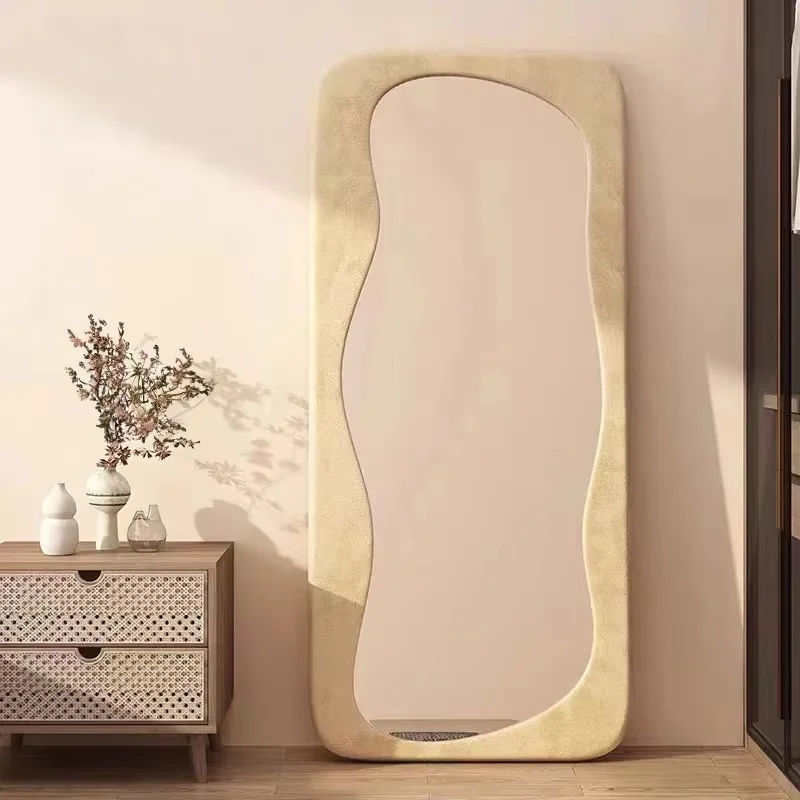 ครีมสีเหลือง + style6กระจกผ้าสักหลาด