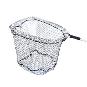 Portum Rete Length 200Cm <strong>Round</strong> Polyester Fiber+Al D Shape Oxide Original Steel Frame Floating Landing <strong>Net</strong> - Product Image 3