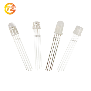 5mm <strong>LED</strong> Round Head Diffuse High-brightness <strong>Led</strong> Dip Chip 3mm <strong>Led</strong> Diode Dual Color RGB Common Cathode/ Anode - Product Image 2