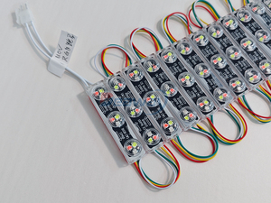 AC 220V 110V 2W SMD 3030 RGB LED-Modul IP68 Wasserdichtes Pixel Digital adressierbares Runtime Chase LED-Modul