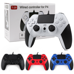 Controlador de juegos con cable para P4 Pro Controlador de consola delgada Gamepad Joystick Control para PC Win Games Accesorios de videojuegos - Product Image 2