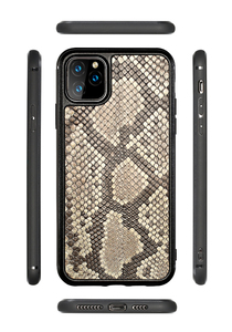 เคสฝาหลังโทรศัพท์มือถือหนังงูแท้หรูหราสำหรับ iPhone 11 12 15 16 plus XS 14 Pro 15 PROMAX 16 Pro - Product Image 4